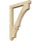 Ekena Millwork Balboa Arts & Crafts Rough Sawn Bracket, Douglas Fir, 4"W x 36"D x 48"H BKT04X36X48BOA03RDF - alternate 1